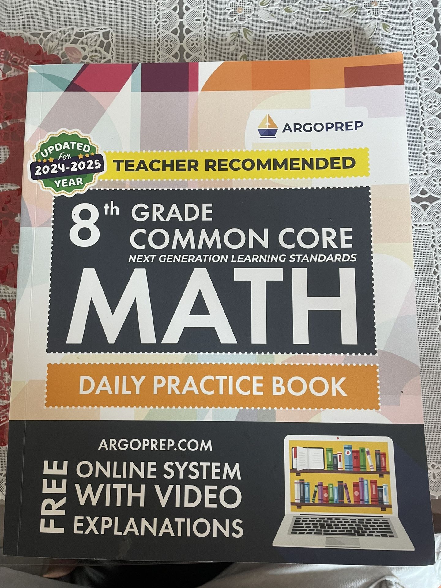 8th Grade Common Core Math Daily Practice Book