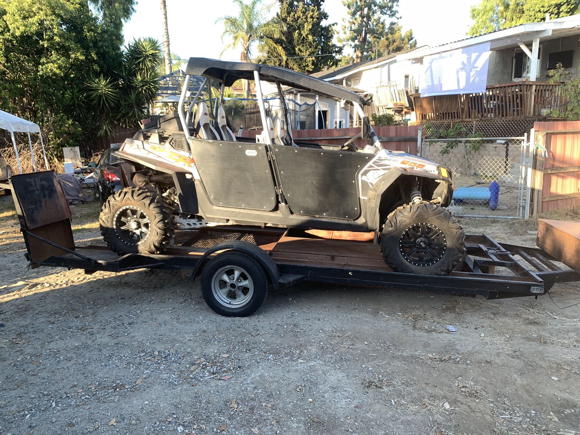 Car hauler buggy trailer