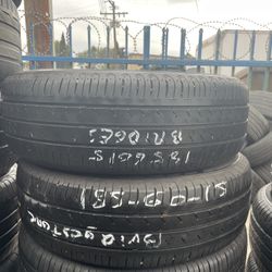 185/60/15 Bridgestone #2 Used Tires Installed And Balanced