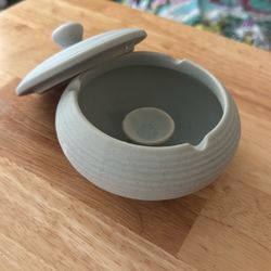 Incense Burner Or Ashtray With Lid 