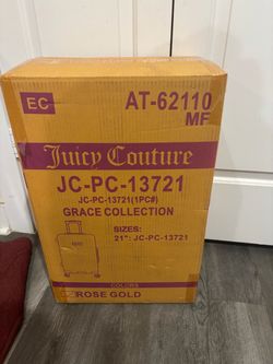 Juicy Couture Grace Collection 21" Luggage Rose Gold