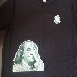 $$$ shirt Benjamin Franklin size M