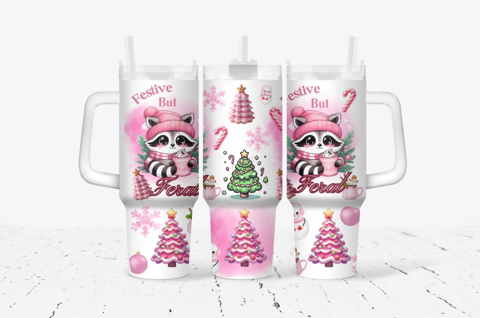 Christmas Holiday 40oz Tumbler