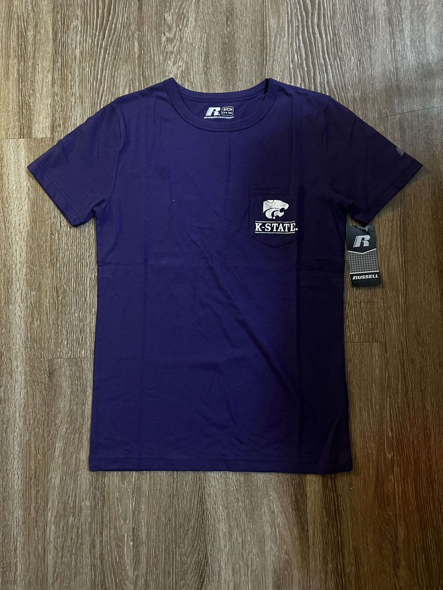 NWT Russle Athletics Kansas State Wildcats Tee Size Small