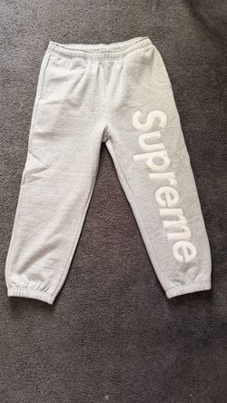 grey supreme pants