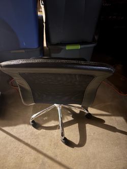 Black Mesh Office Chair with Chrome Base