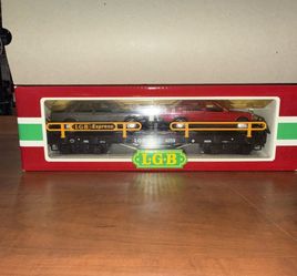 LGB Lehman Gross Train cars Tracks Building &platforms controls