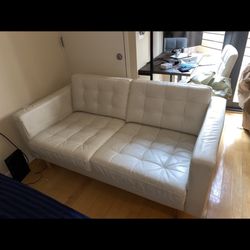 Faux Leather Couch