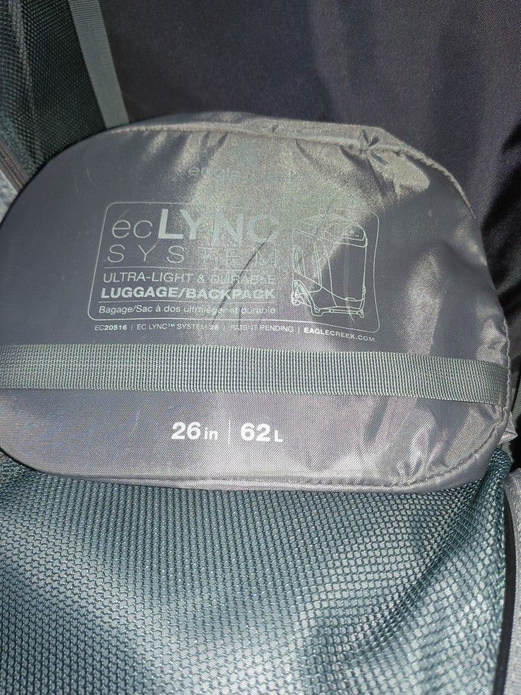eagle creek ec lync system 62l backpack