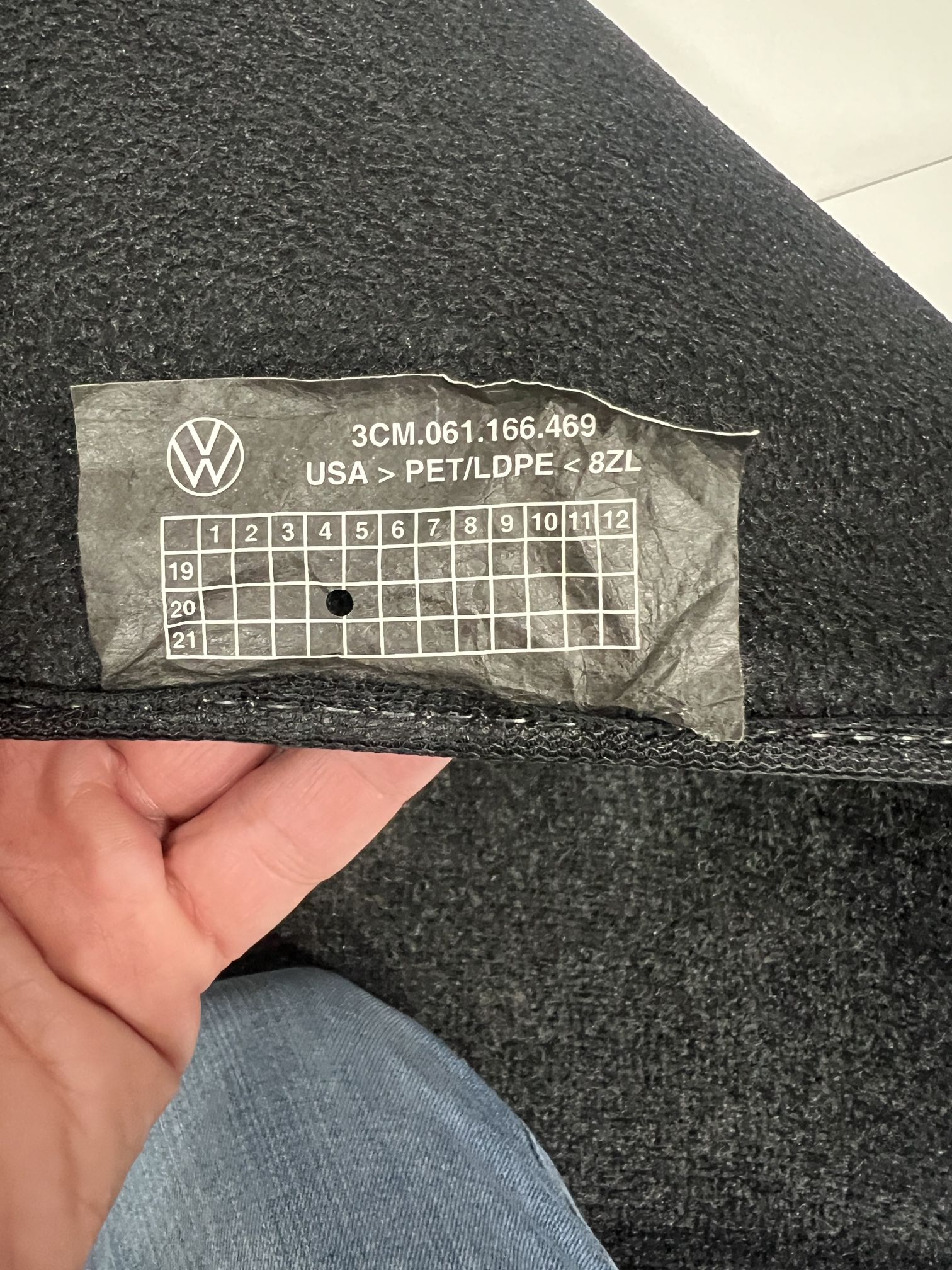 VW Atlas Cross Sport Trunk Liner