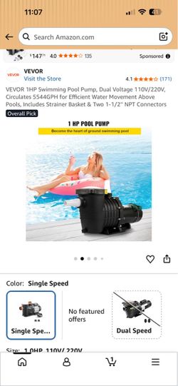 Swimming pool pump