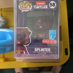 Funko Pop - Teenage Mutant Ninja Turtles  Master Splinter Art Series #58 Target Exclusive 