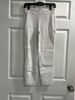 Harvé Benard Women’s White Ankle Slim Fit Jeans - Size 6 - VGUC