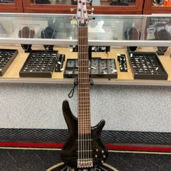 Ibanez SDGR 6 String Bass Guitar ( Missing 2 Nobs And Some Damage On The Back ) 