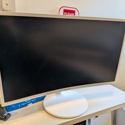 Samsung C27F391FHN White Curved Montior