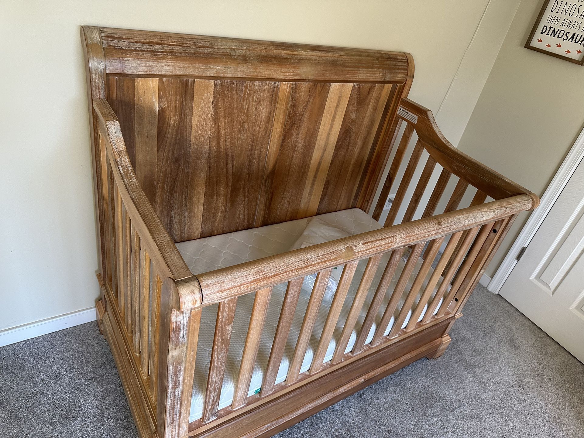 Greyleigh Baby & Kids Crib + Newton Mattress & Mattress Cover