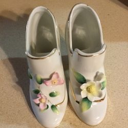 Matching Pair Miniature Porcelain Heels 