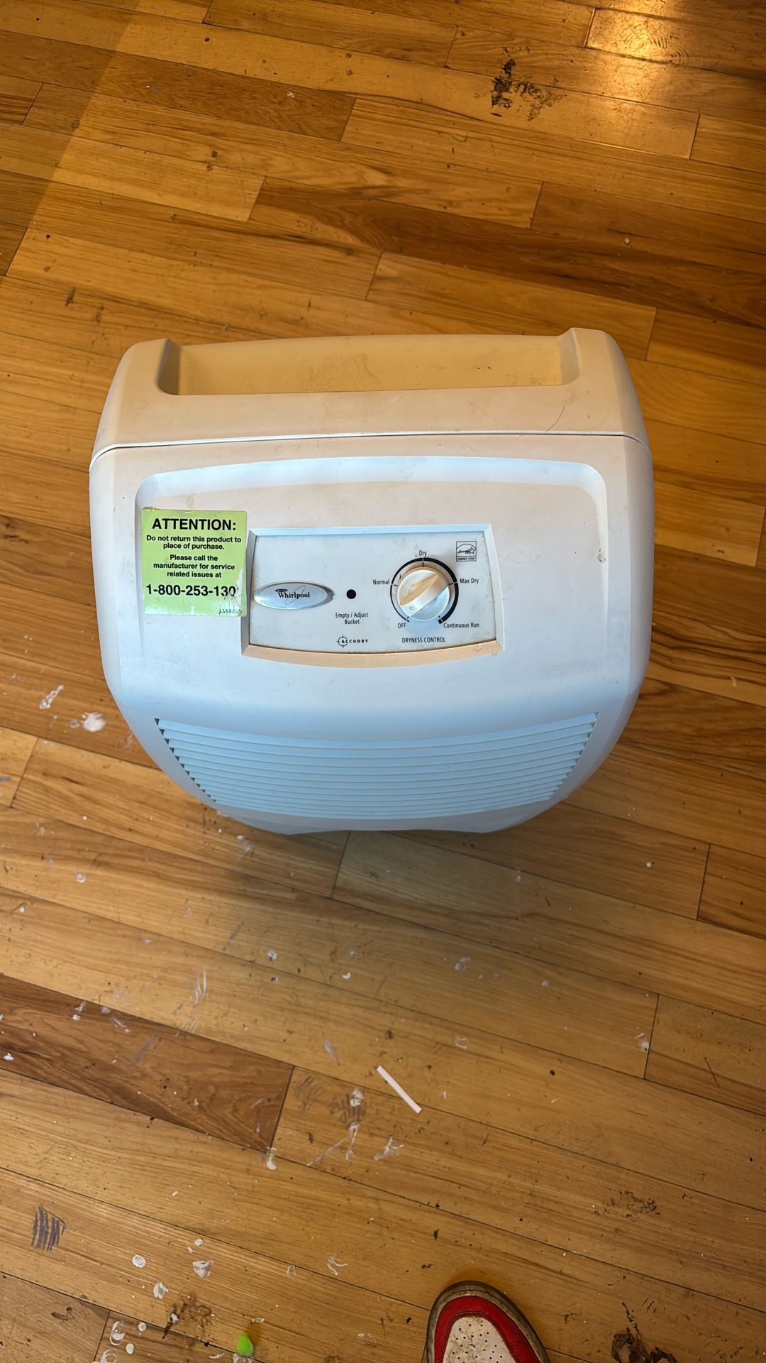 Whirlpool dehumidifier lightly used