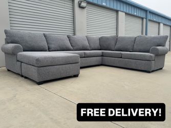 FREE DELIVERY || Living Spaces 2Pc Sectional Couch