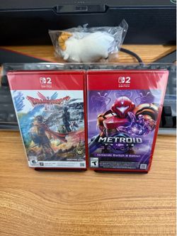 NEW SEALED Metroid Prime 4 Beyond + Dragon 1&2 HD 2D Remake for Nintendo Switch 2