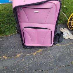 Pink Large Suitcase 