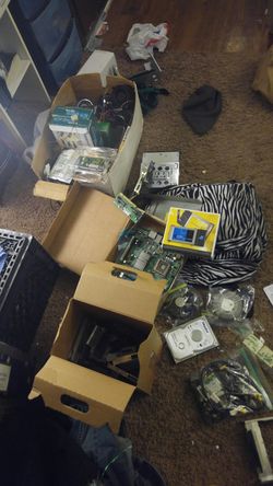 Too many computer parts