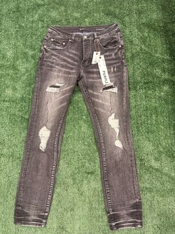 Grey Purple Brand Jeans