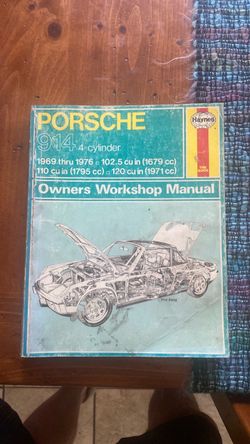 Haynes Porsche 914 Manual