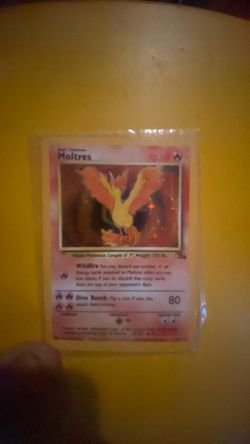 Moltres Fossil Set 1999 Excellent Condition