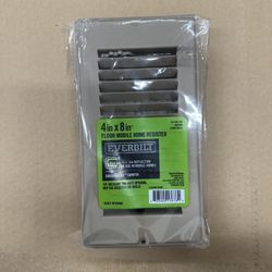 EVERBILT -  4 Inch x 8 Inch Floor Mobile Home Register In Brown 