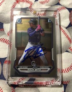Roldy Brito 1st Bowman Auto IP