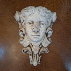 GREEK FACE WALL PLANTER