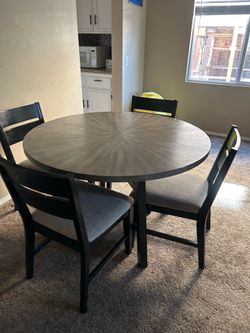 Beautiful dining table with  chairs