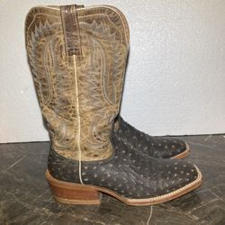 Ariat Ostrich Men’s Boots Size 9.5 D 