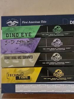 1997 Burger King Jurassic Park Lost World Promo Watches COMPLETE SET Vintage Toy
