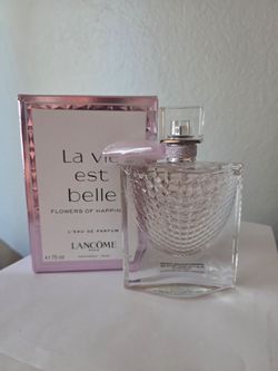 LANCOME LA VIE EST BELLE FLOWERS OF HAPPINESS 2.5OZ/75ML, NEW IN BOX DISCONTINUED