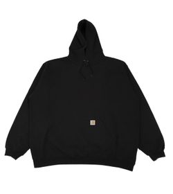Vintage Carhartt Midweight Hoodie Mens 2XL XXL Black Sweatshirt Pullover K121