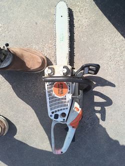 STIHL MS 194 C-E  is a lightweight, 31.8 cc gas-powered chainsaw