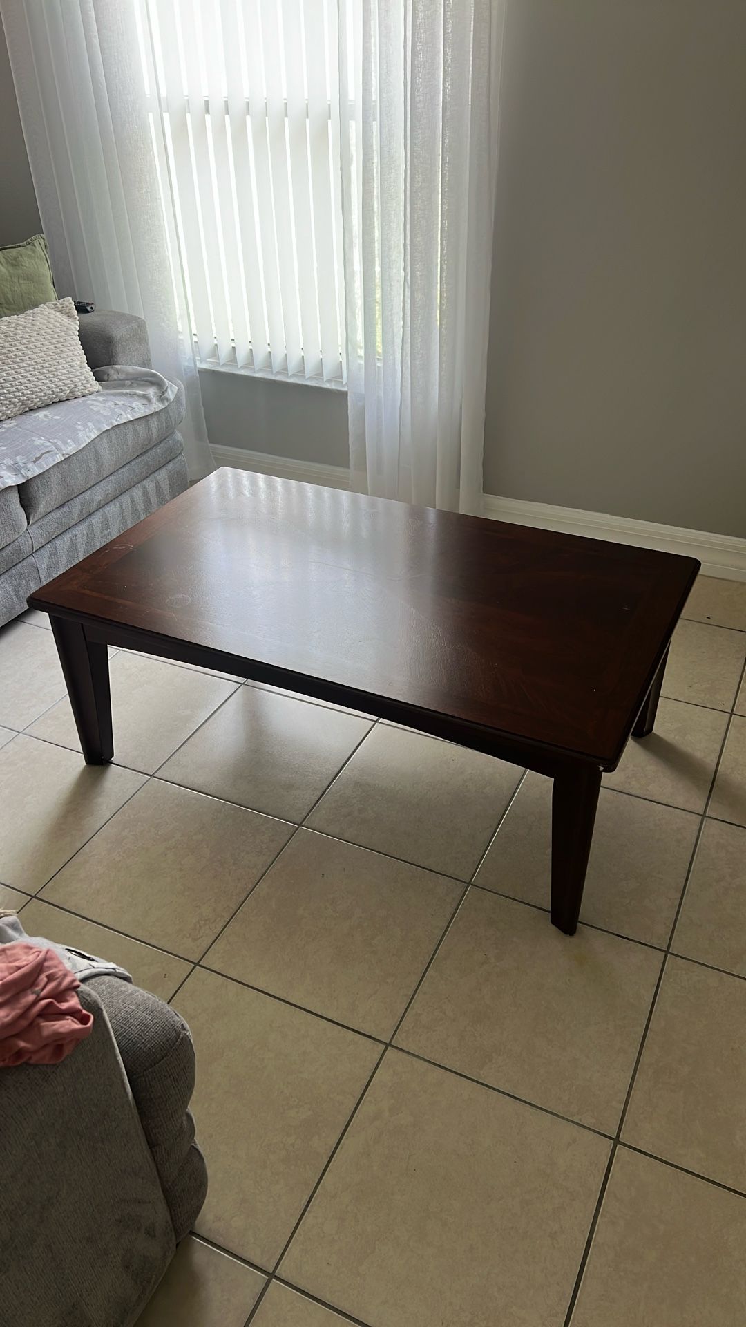 Wood Square Coffee Table