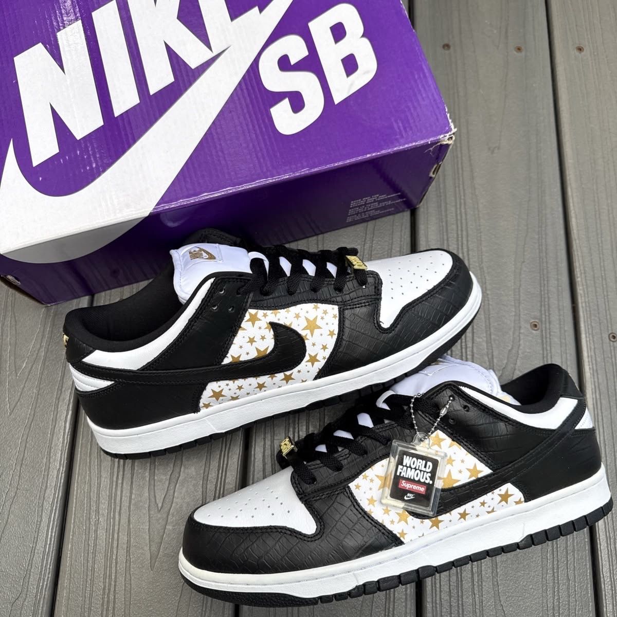 NIKE SB X SUPREME STARS BLACK 11