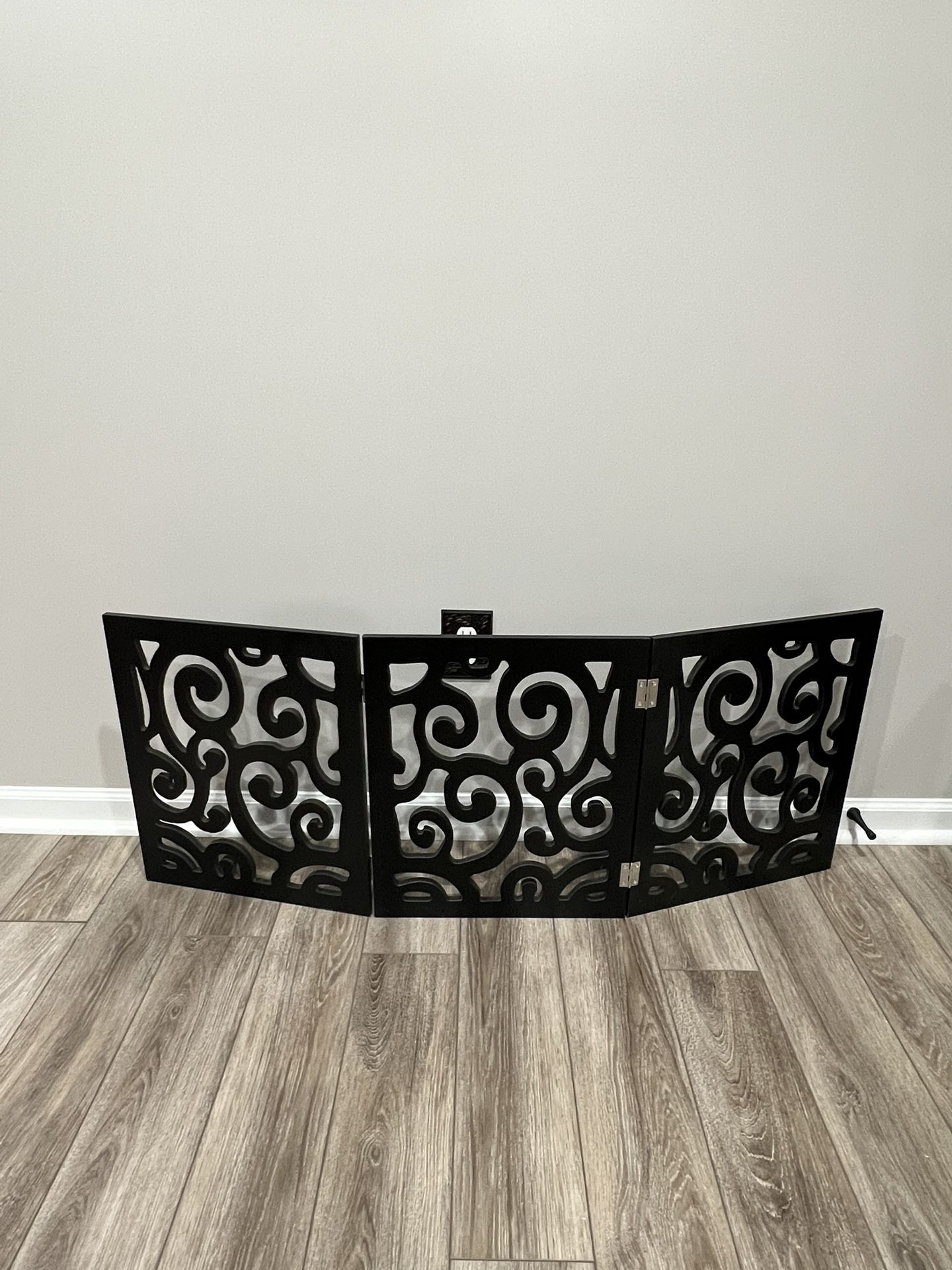 PET GATE - 3 PANEL - BLACK