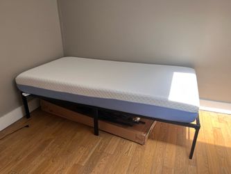 Twin Bed Frame and Mattress