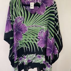 Women Vacay Poncho Cover-up
