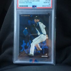 2015 Ohtani Calbee Star Card 