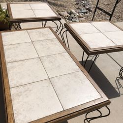 Coffee Table And Two End Tables 