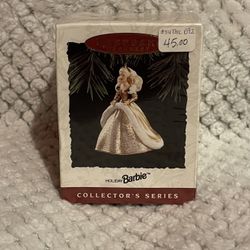 Hallmark 1996 Club Edition Barbie 1988 Happy Holidays Ornament 1st Edition
