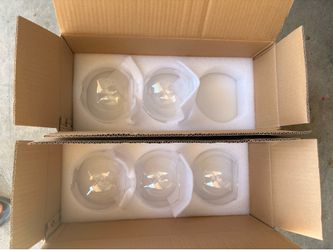 Vanity Light Shade Clear Glass