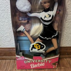 1996 Barbie University Of Colorado Cheerleader 