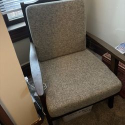 Pair of chairs mid century modern style