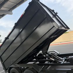 Sissor Lift Dump Trailer  